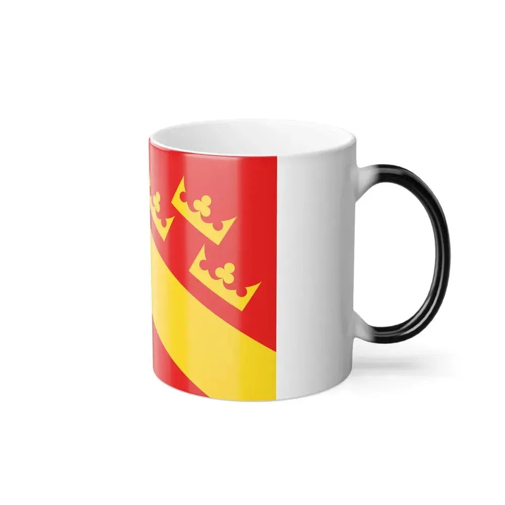Flag of Haut Rhin France 2 - Color Changing Coffee Mug - Go Mug Yourself