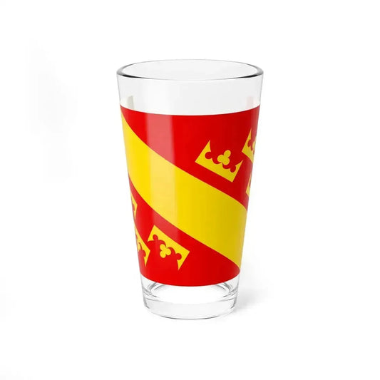 Flag of Haut Rhin France 2 - Pint Glass 16oz 16oz - Go Mug Yourself