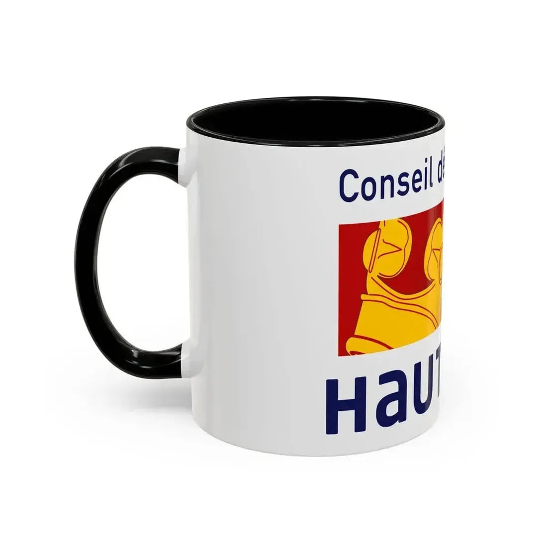 Flag of Haut Rhin France - Accent Coffee Mug - Go Mug Yourself