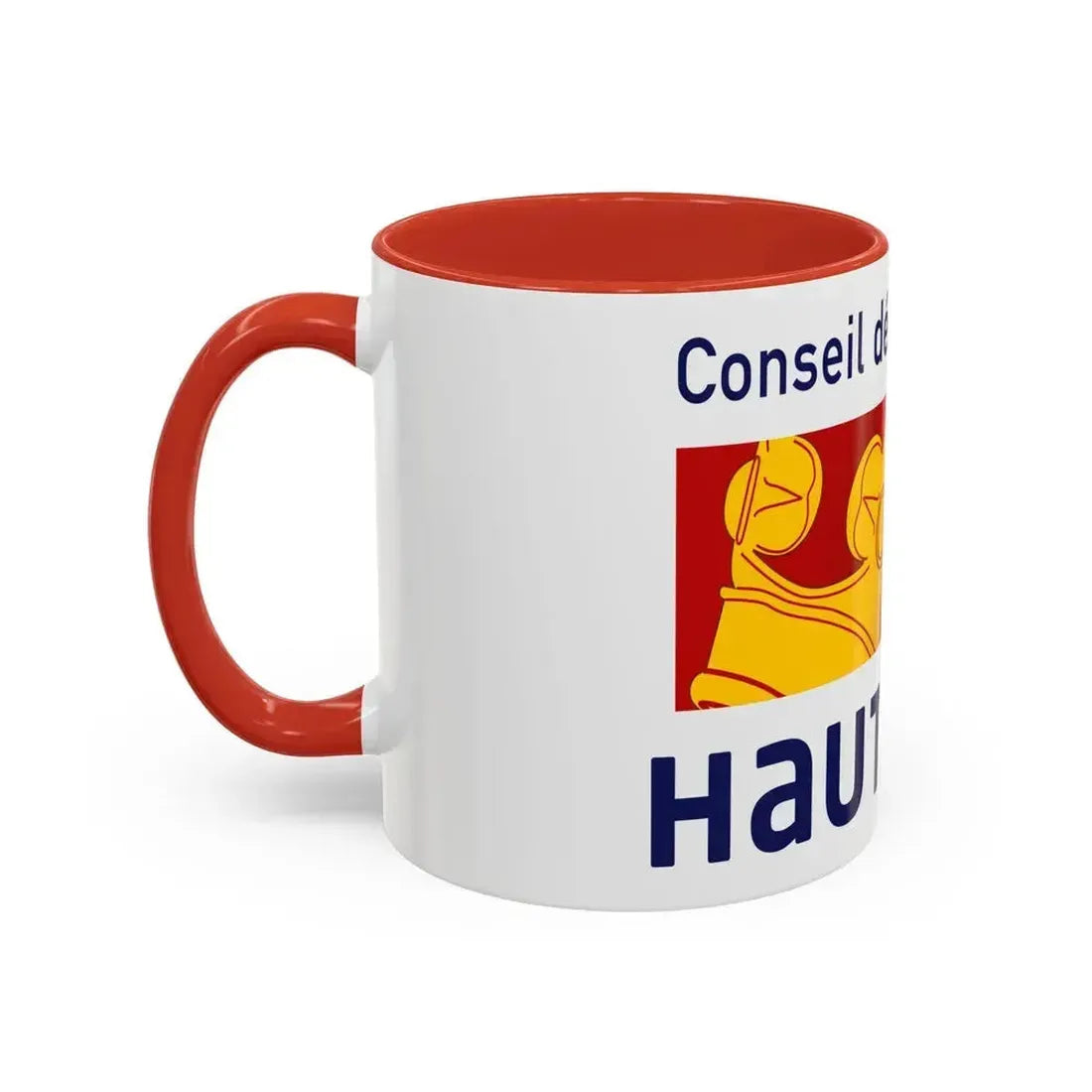 Flag of Haut Rhin France - Accent Coffee Mug - Go Mug Yourself