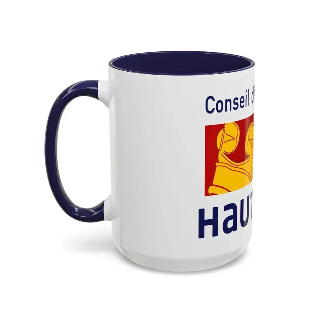 Flag of Haut Rhin France - Accent Coffee Mug - Go Mug Yourself