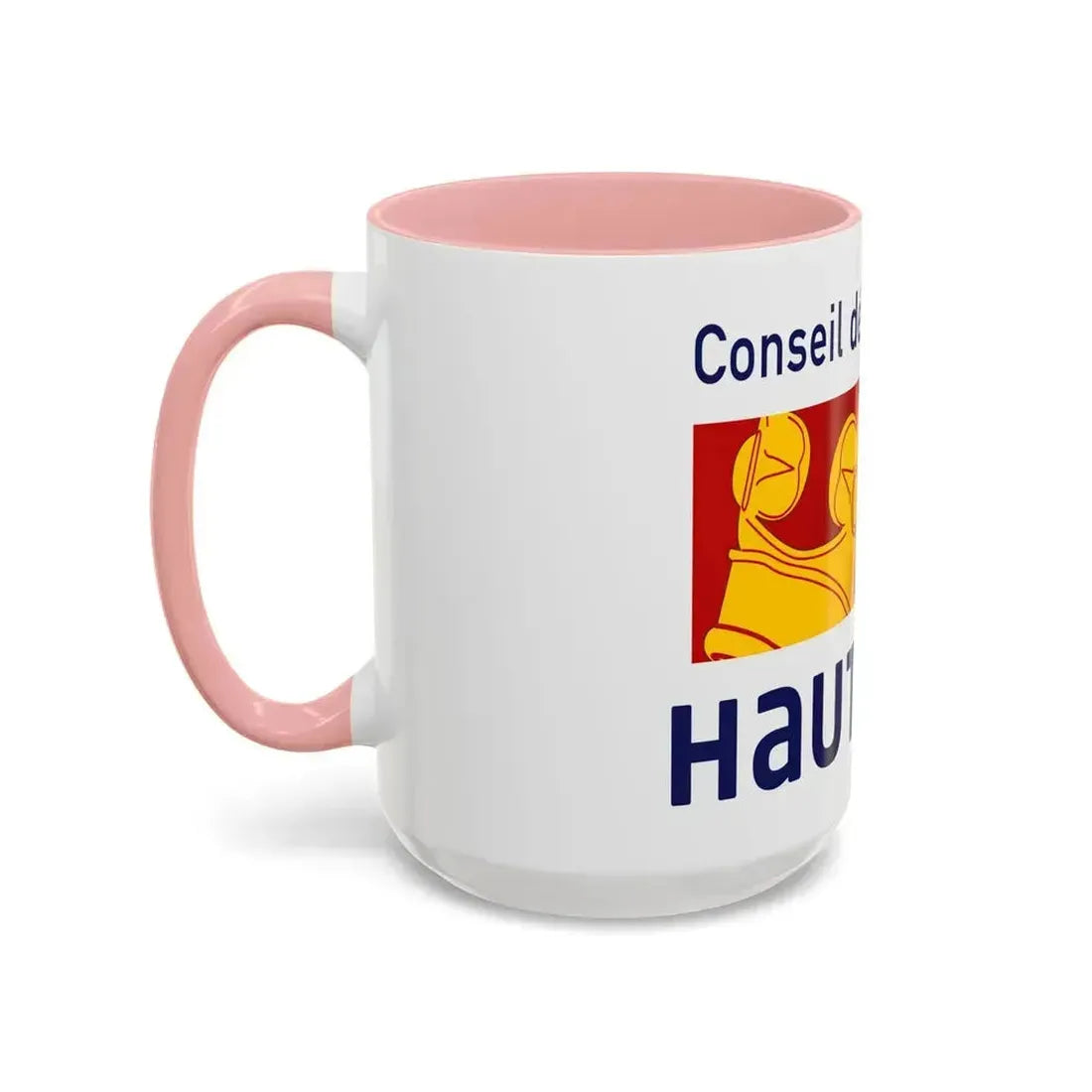Flag of Haut Rhin France - Accent Coffee Mug - Go Mug Yourself