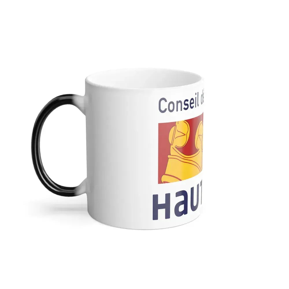 Flag of Haut Rhin France - Color Changing Coffee Mug - Go Mug Yourself