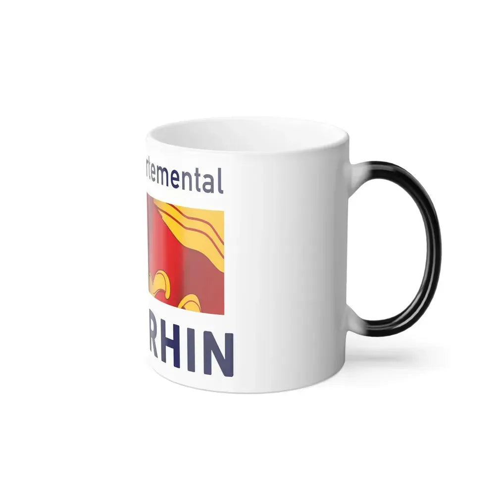 Flag of Haut Rhin France - Color Changing Coffee Mug - Go Mug Yourself
