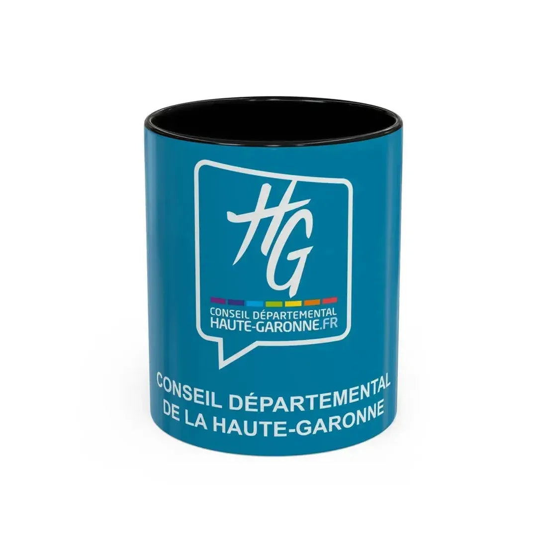 Flag of Haute Garonne France - Accent Coffee Mug 11oz Black - Go Mug Yourself