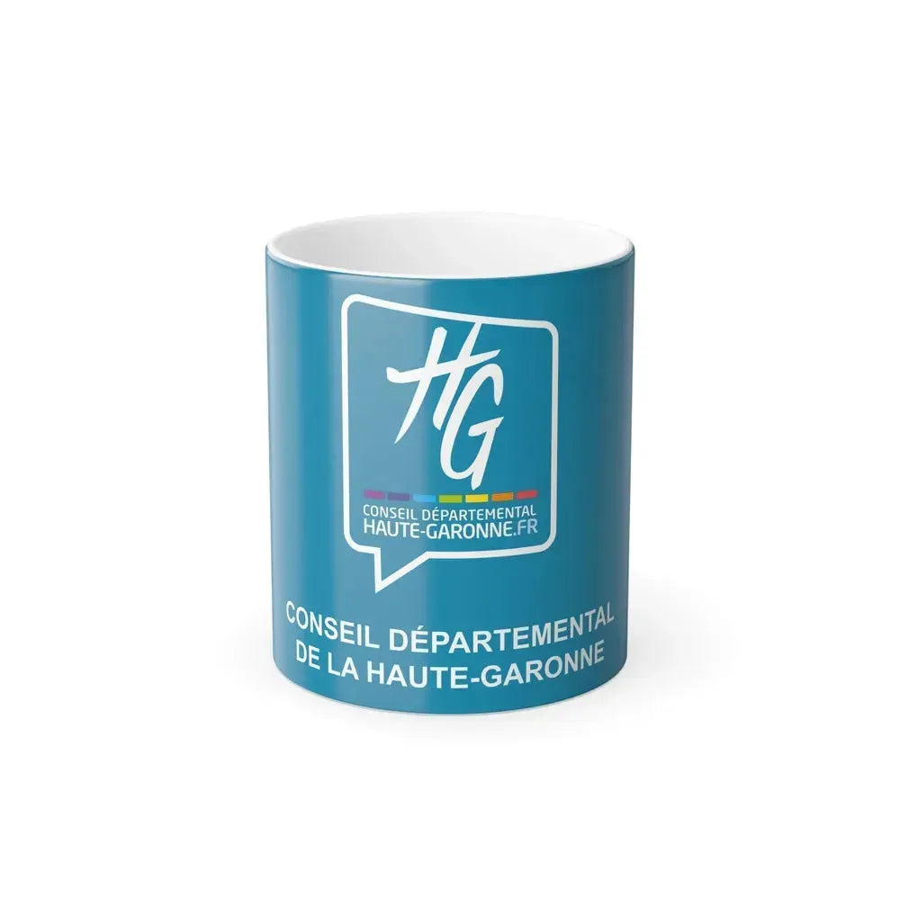 Flag of Haute Garonne France - Color Changing Coffee Mug 11oz - Go Mug Yourself