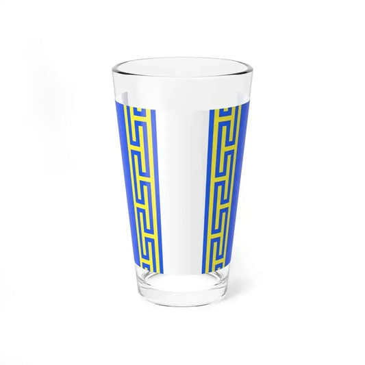 Flag of Haute Marne France 2 - Pint Glass 16oz 16oz - Go Mug Yourself