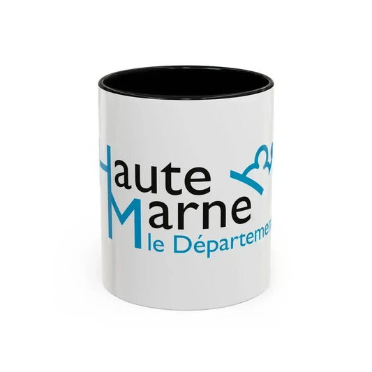 Flag of Haute Marne France - Accent Coffee Mug 11oz Black - Go Mug Yourself