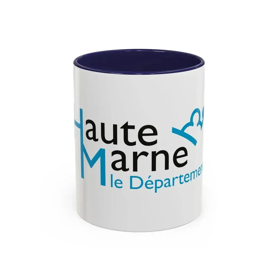 Flag of Haute Marne France - Accent Coffee Mug 11oz Navy - Go Mug Yourself