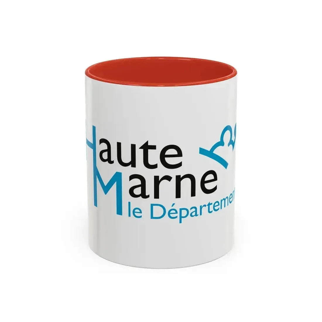 Flag of Haute Marne France - Accent Coffee Mug 11oz Red - Go Mug Yourself