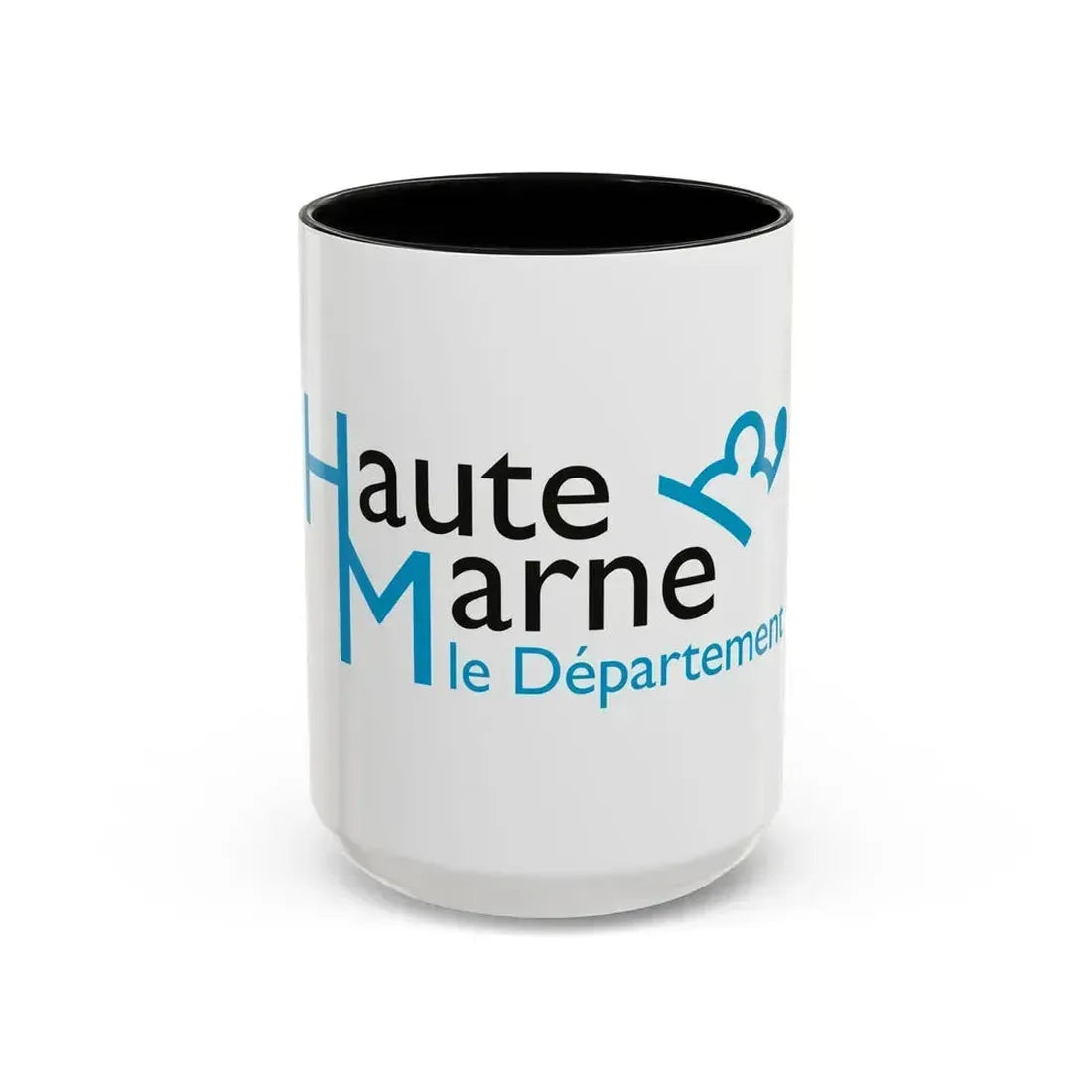 Flag of Haute Marne France - Accent Coffee Mug 15oz Black - Go Mug Yourself