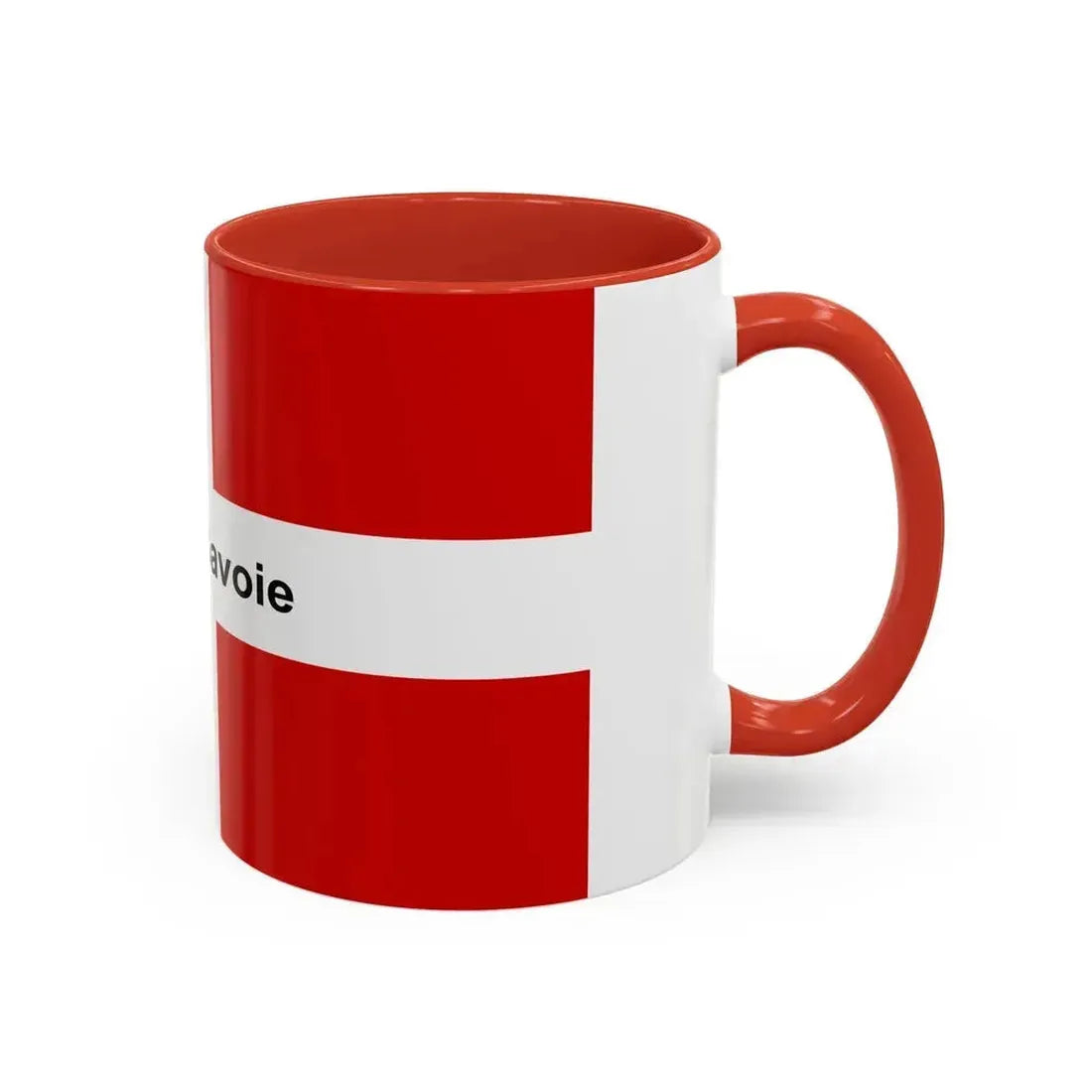 Flag of Haute Savoie France - Accent Coffee Mug - Go Mug Yourself