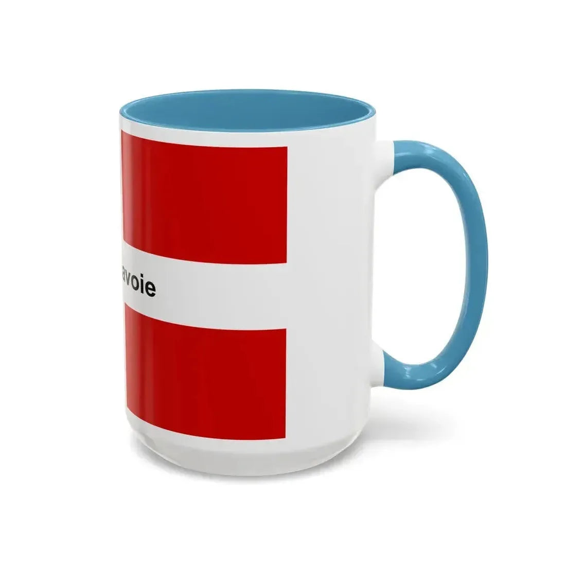 Flag of Haute Savoie France - Accent Coffee Mug - Go Mug Yourself