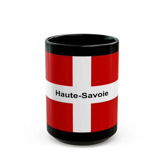 Flag of Haute Savoie France - Black Coffee Mug 15oz - Go Mug Yourself
