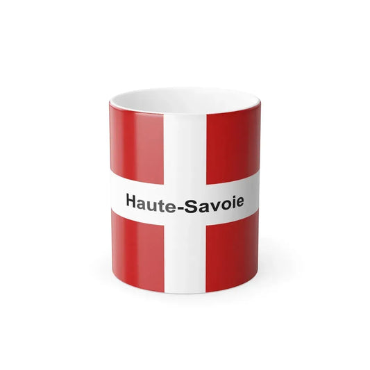 Flag of Haute Savoie France - Color Changing Coffee Mug 11oz - Go Mug Yourself
