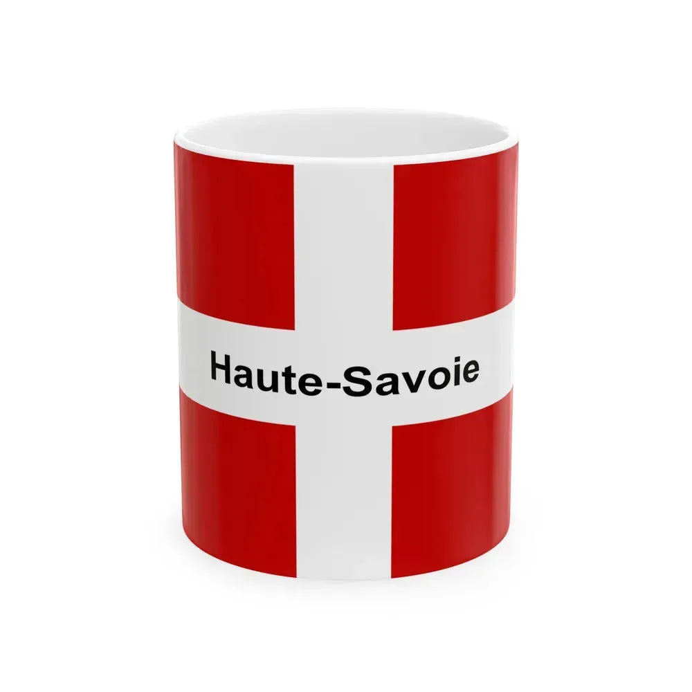 Flag of Haute Savoie France - White Coffee Mug 11oz - Go Mug Yourself
