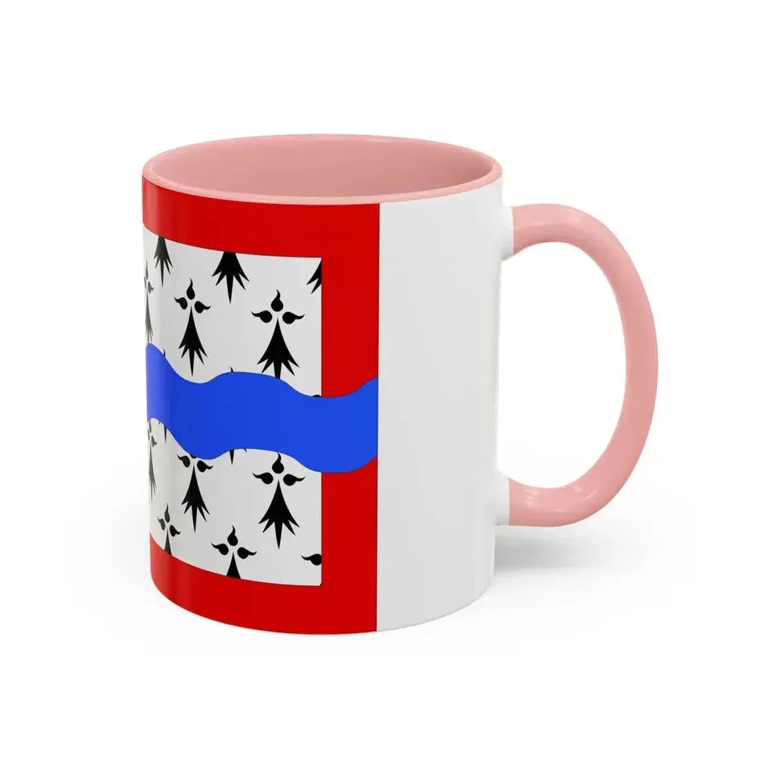 Flag of Haute Vienne France 2 - Accent Coffee Mug - Go Mug Yourself
