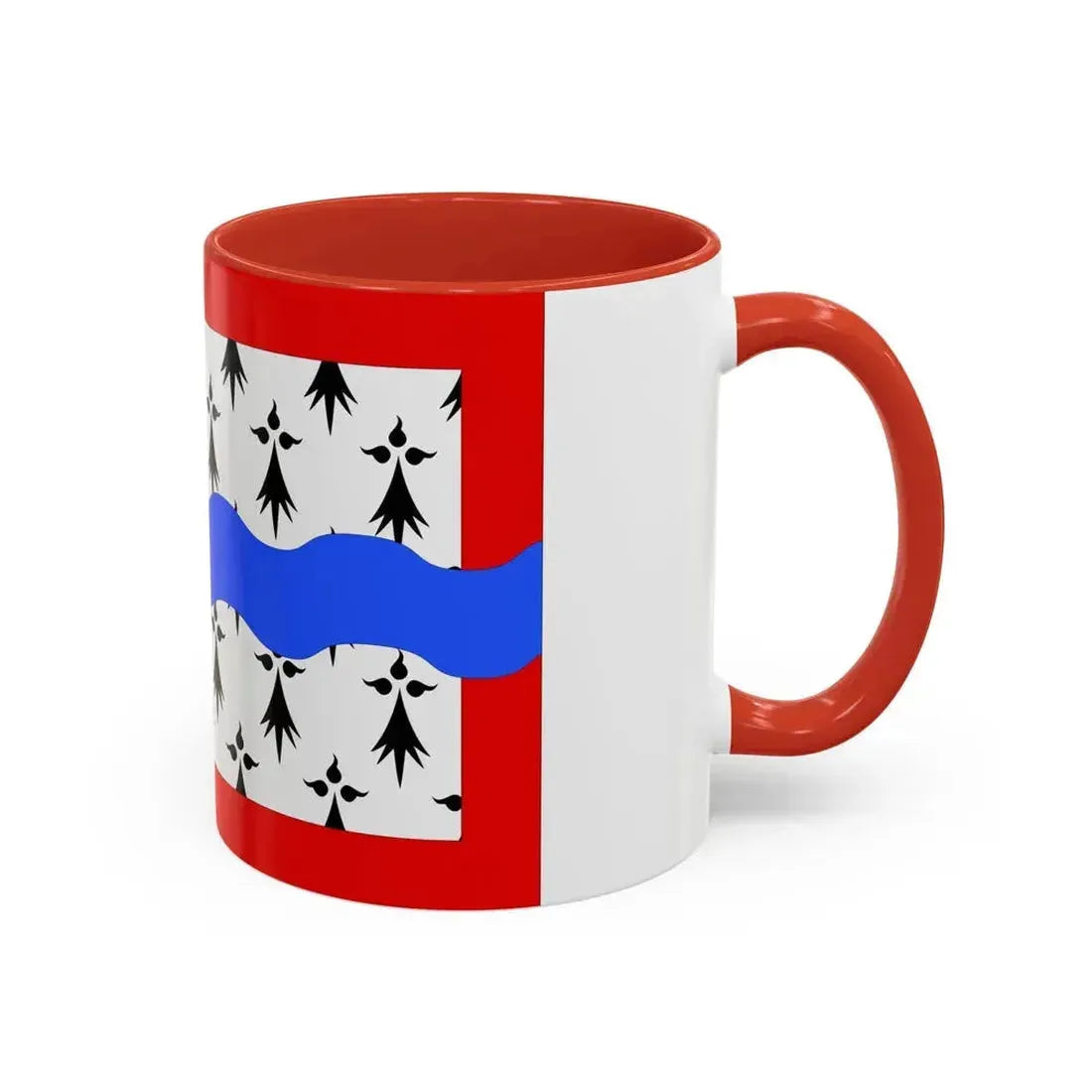 Flag of Haute Vienne France 2 - Accent Coffee Mug - Go Mug Yourself