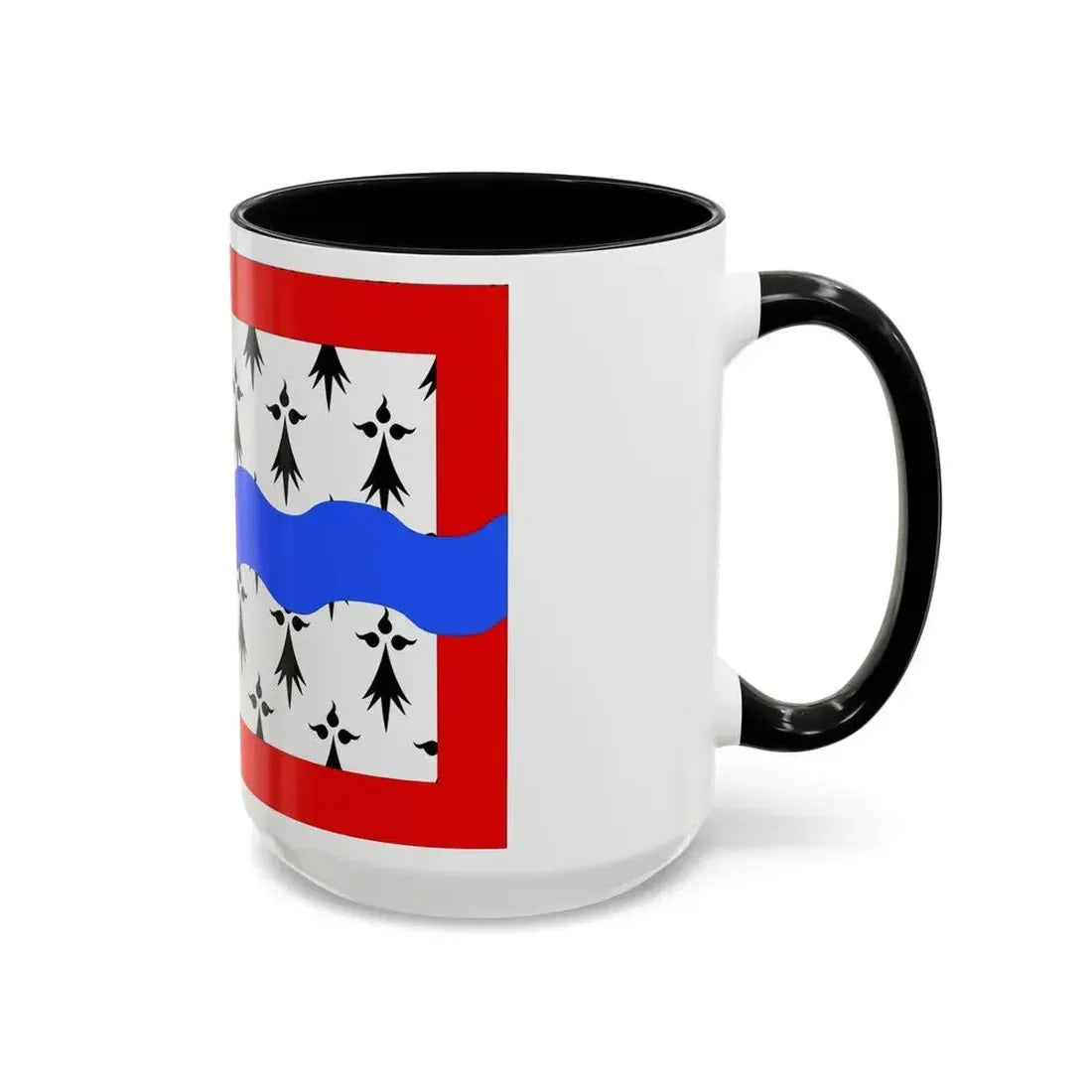 Flag of Haute Vienne France 2 - Accent Coffee Mug - Go Mug Yourself