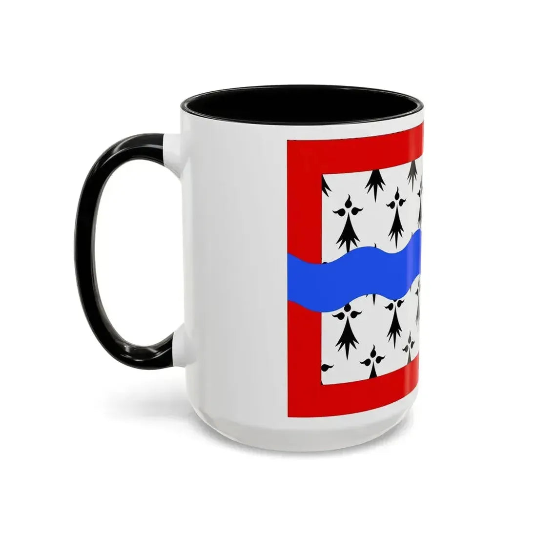 Flag of Haute Vienne France 2 - Accent Coffee Mug - Go Mug Yourself