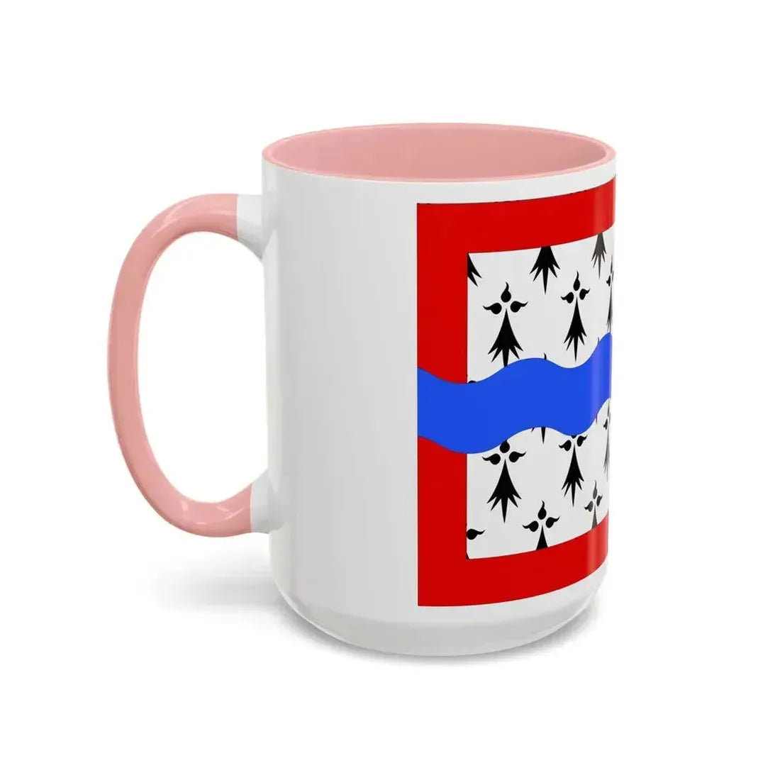 Flag of Haute Vienne France 2 - Accent Coffee Mug - Go Mug Yourself