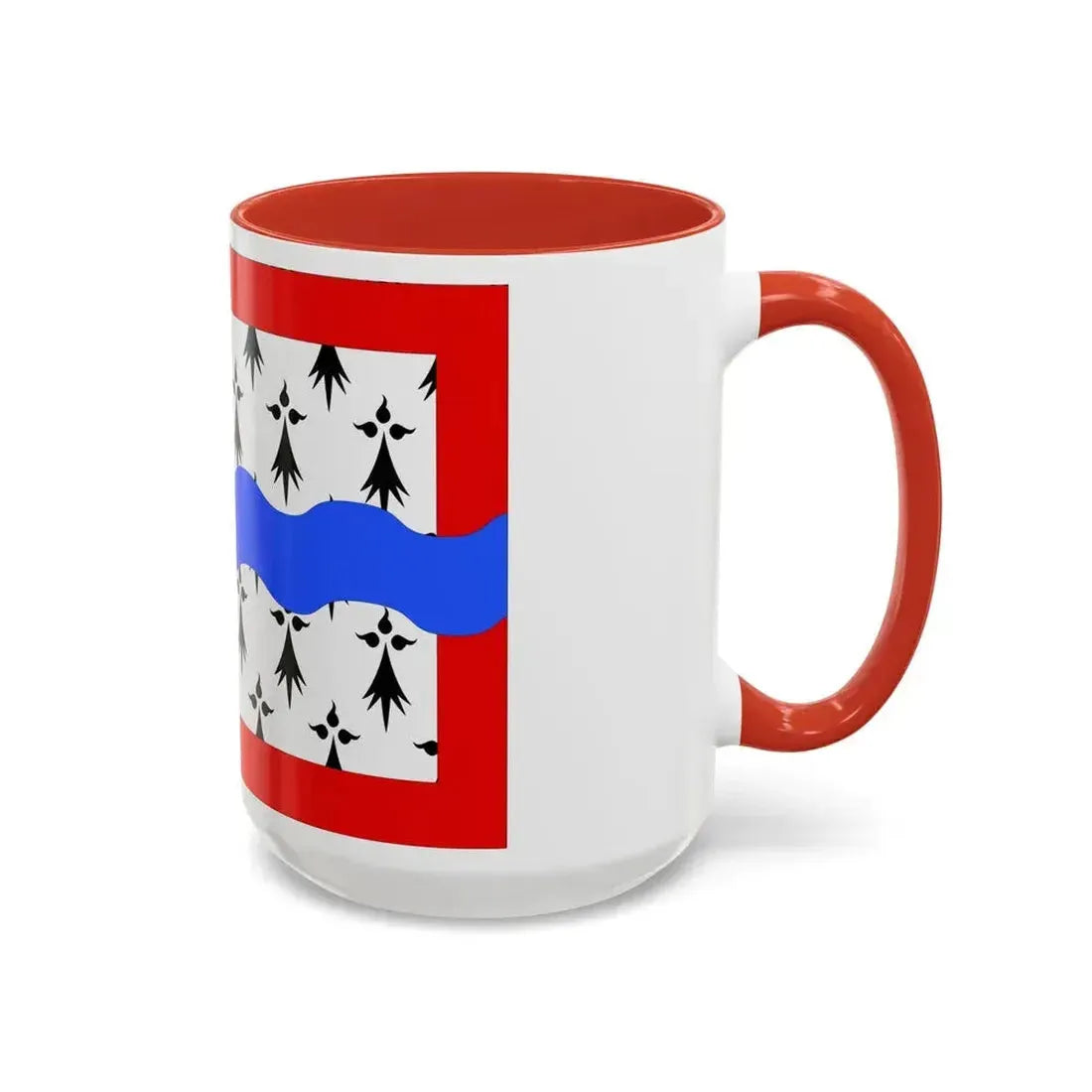 Flag of Haute Vienne France 2 - Accent Coffee Mug - Go Mug Yourself