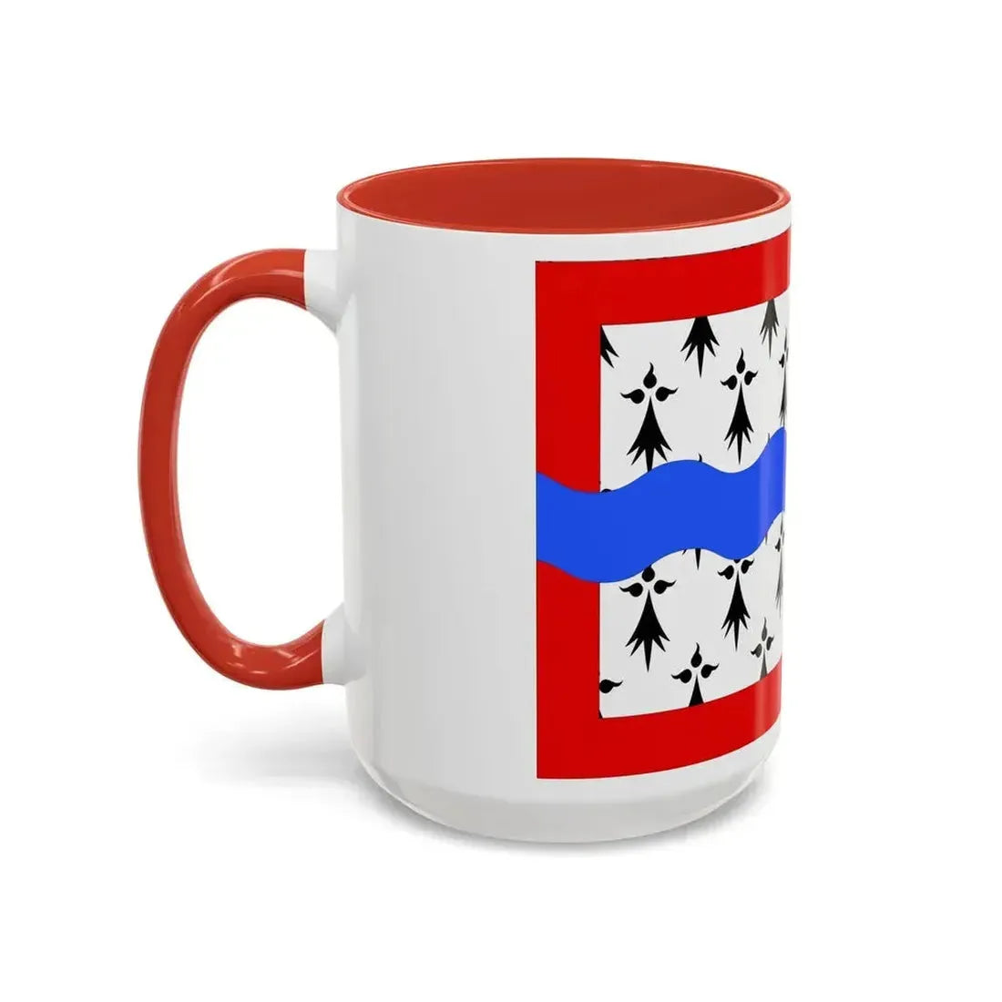 Flag of Haute Vienne France 2 - Accent Coffee Mug - Go Mug Yourself