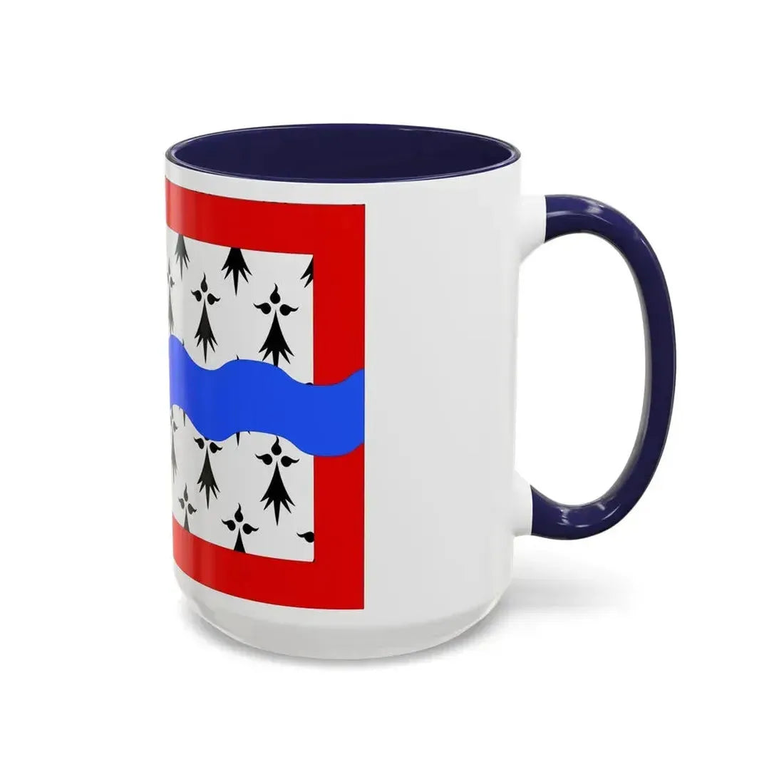 Flag of Haute Vienne France 2 - Accent Coffee Mug - Go Mug Yourself