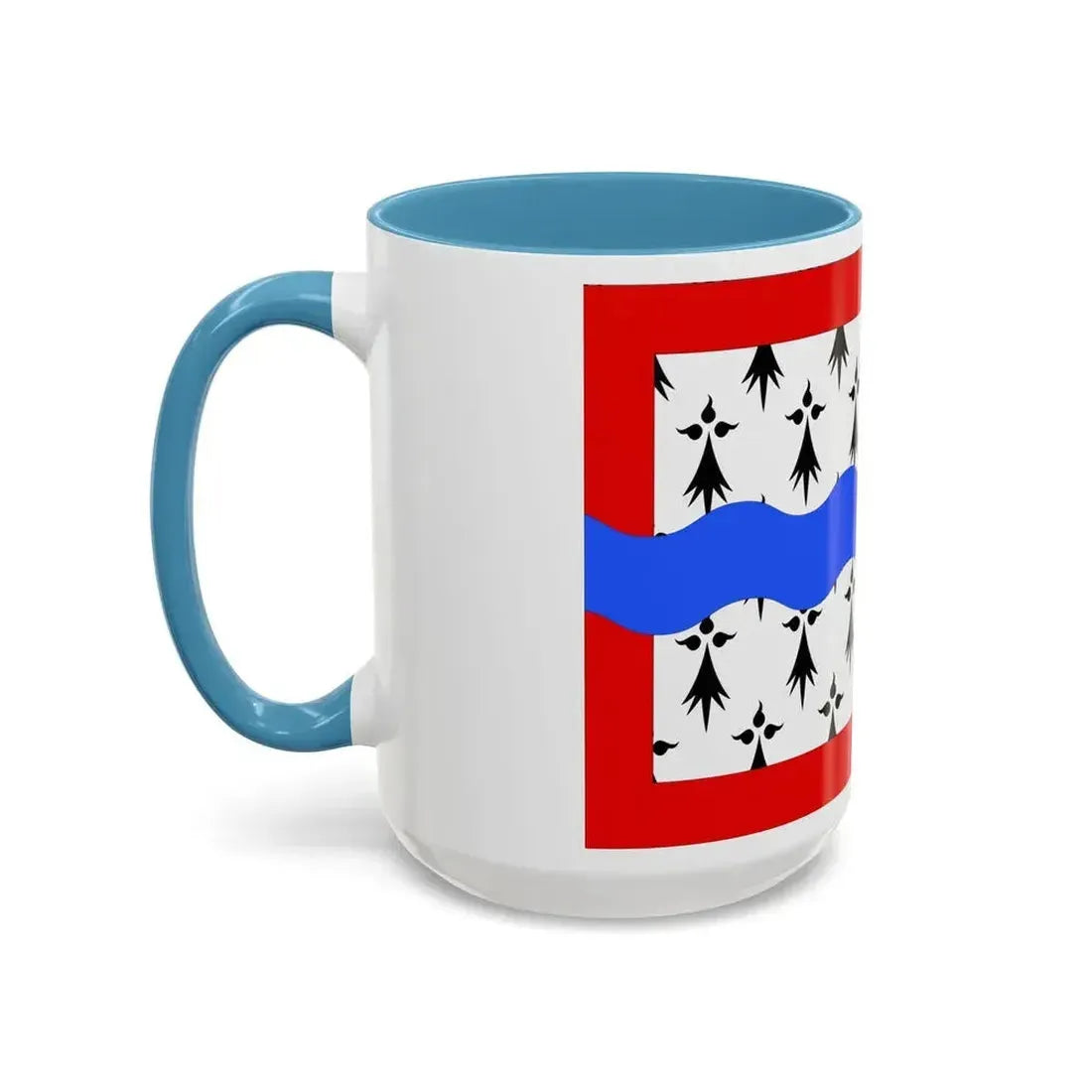Flag of Haute Vienne France 2 - Accent Coffee Mug - Go Mug Yourself