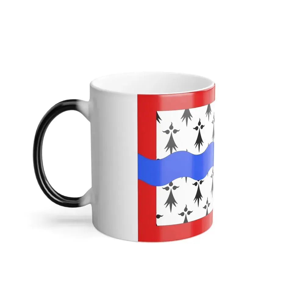 Flag of Haute Vienne France 2 - Color Changing Coffee Mug - Go Mug Yourself