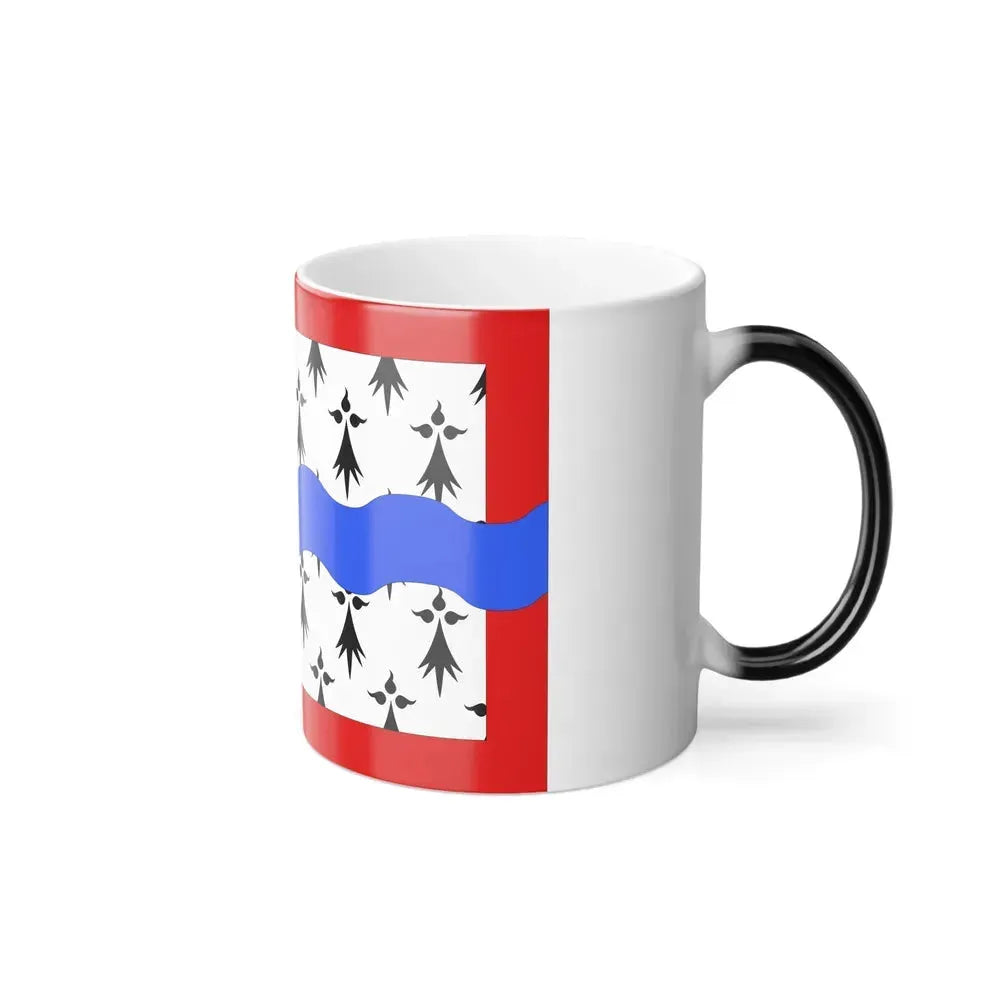 Flag of Haute Vienne France 2 - Color Changing Coffee Mug - Go Mug Yourself