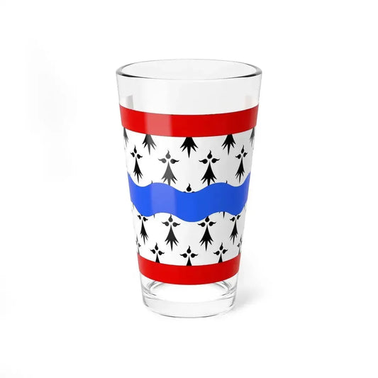 Flag of Haute Vienne France 2 - Pint Glass 16oz 16oz - Go Mug Yourself
