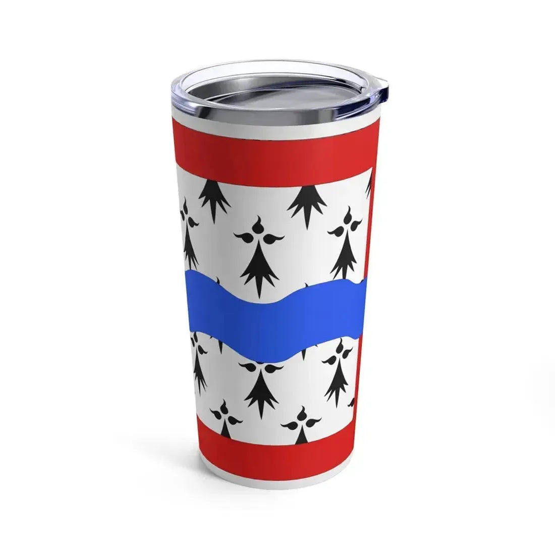 Flag of Haute Vienne France 2 - Tumbler 20oz - Go Mug Yourself