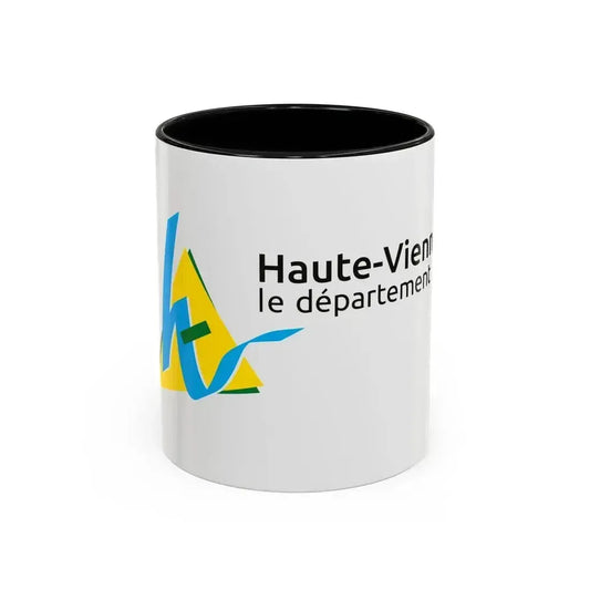 Flag of Haute Vienne France - Accent Coffee Mug 11oz Black - Go Mug Yourself
