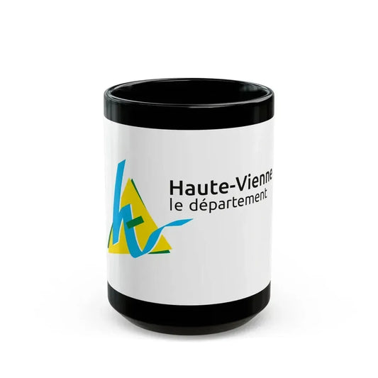 Flag of Haute Vienne France - Black Coffee Mug 15oz - Go Mug Yourself