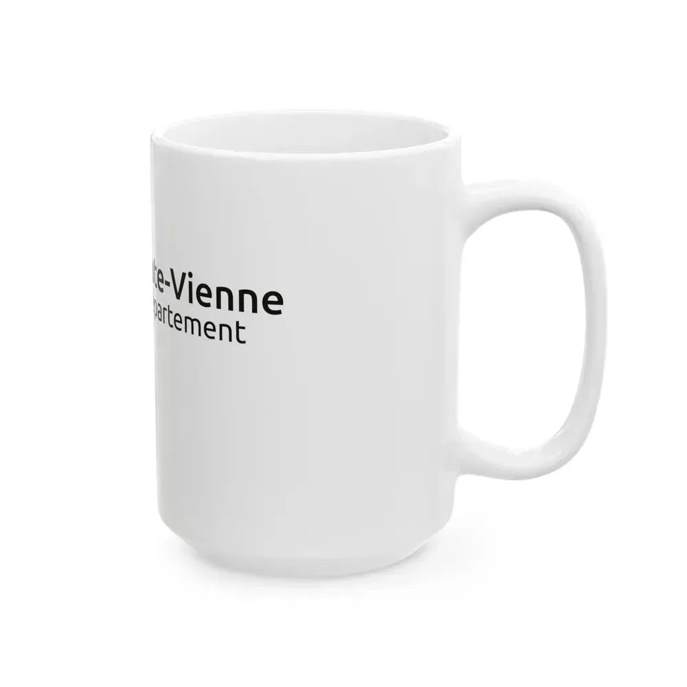 Flag of Haute Vienne France - White Coffee Mug - Go Mug Yourself