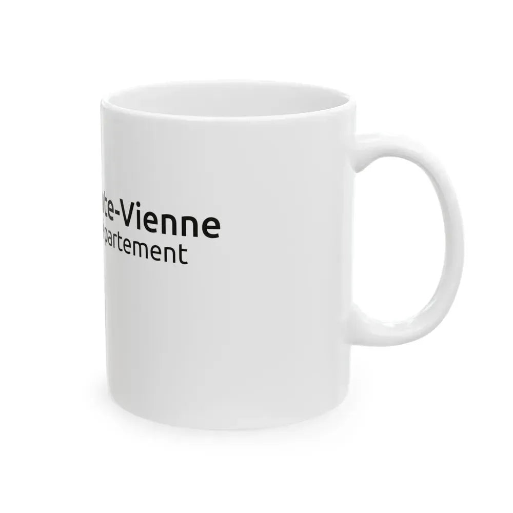 Flag of Haute Vienne France - White Coffee Mug - Go Mug Yourself