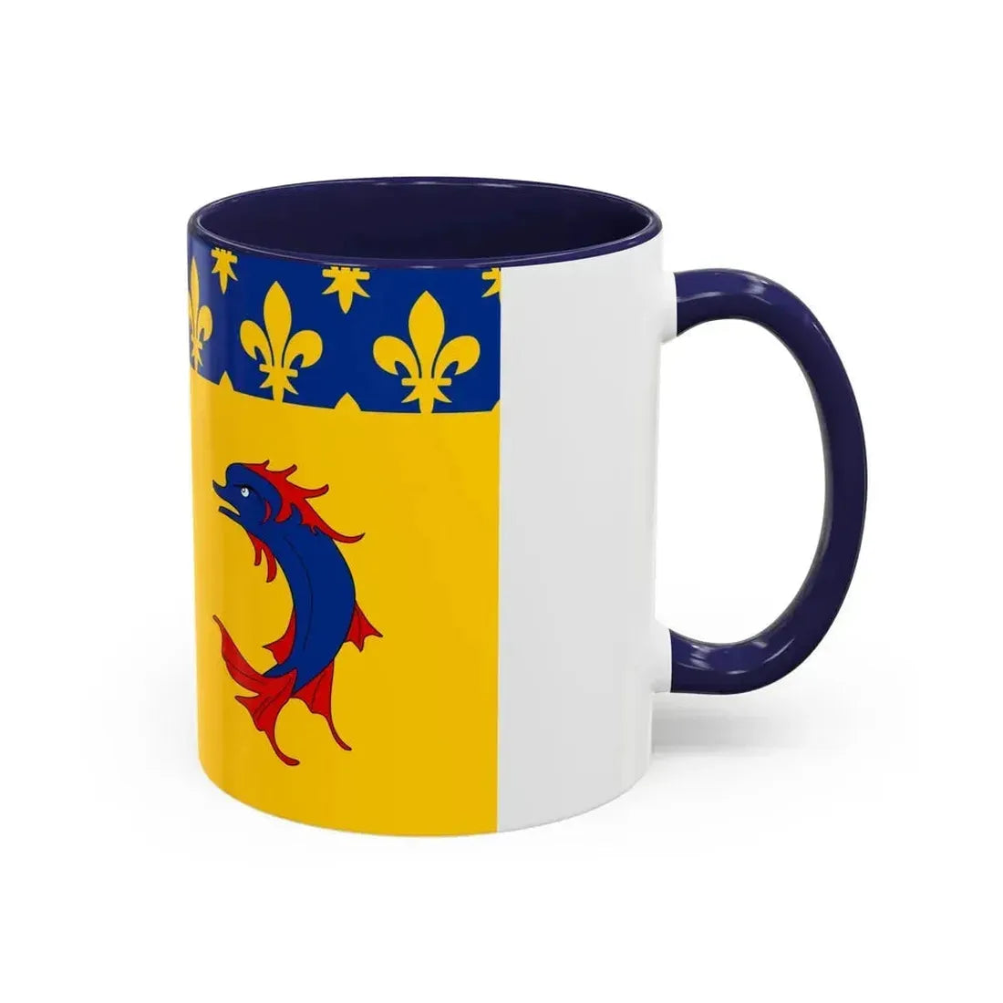 Flag of Hautes Alpes France - Accent Coffee Mug - Go Mug Yourself