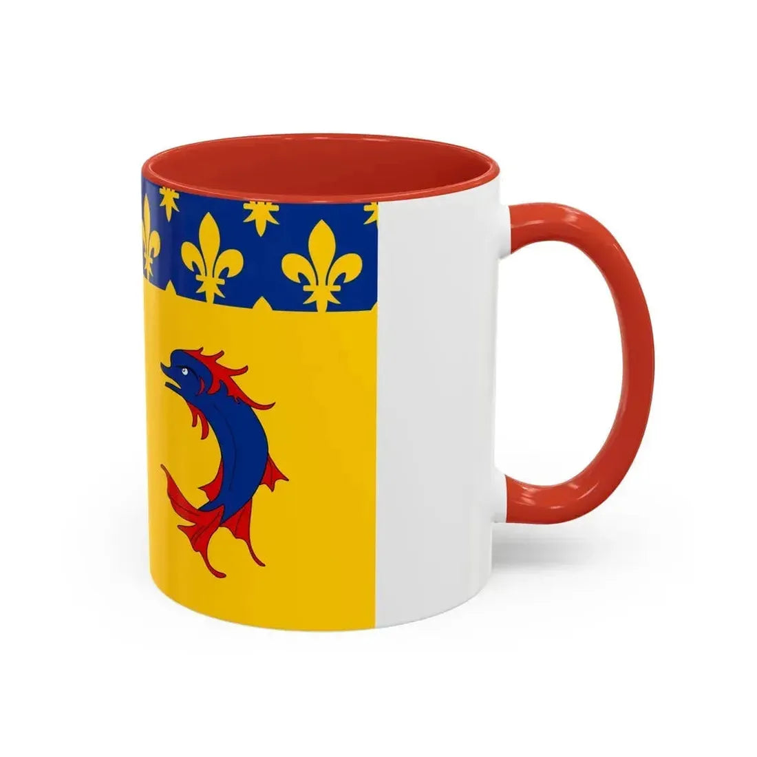 Flag of Hautes Alpes France - Accent Coffee Mug - Go Mug Yourself