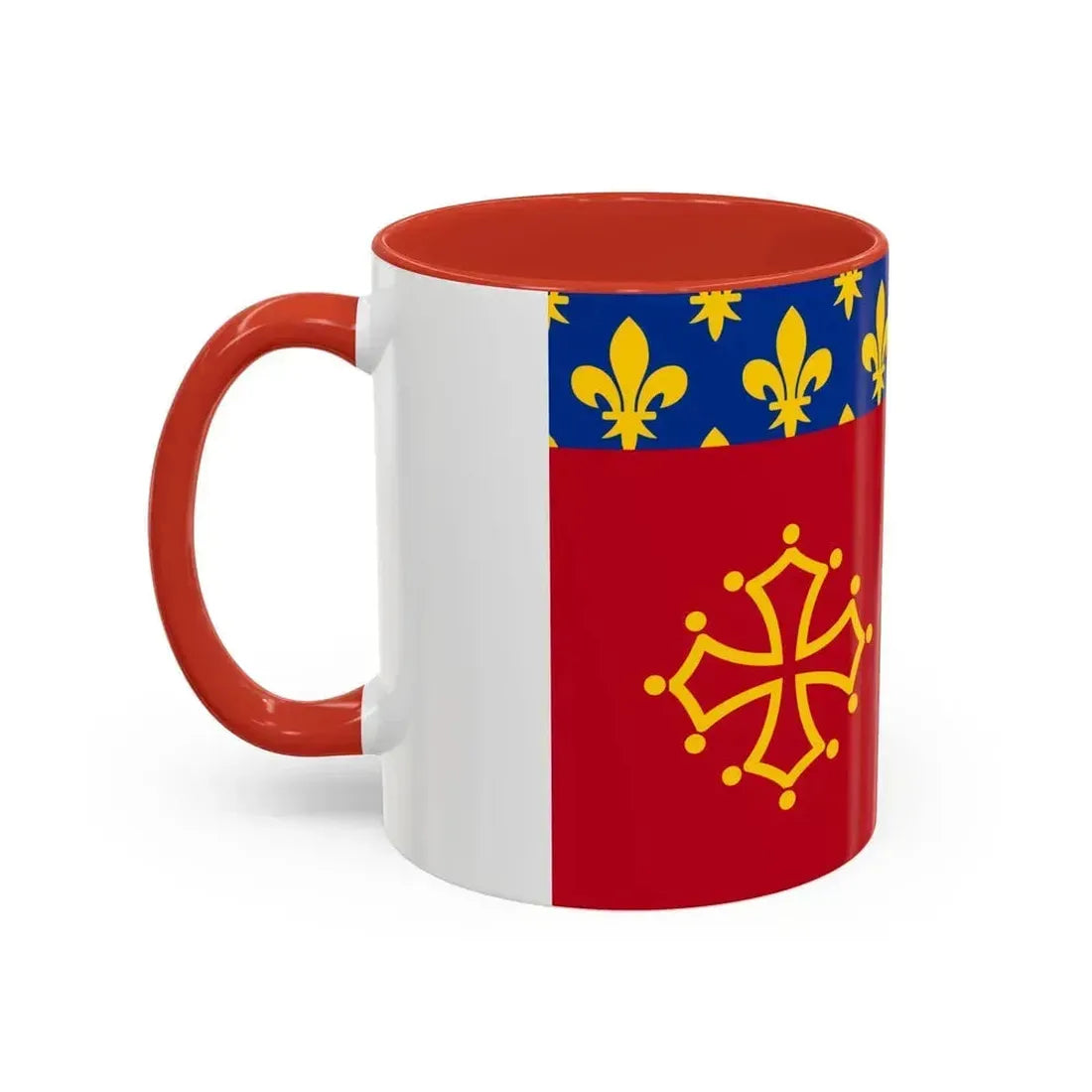 Flag of Hautes Alpes France - Accent Coffee Mug - Go Mug Yourself