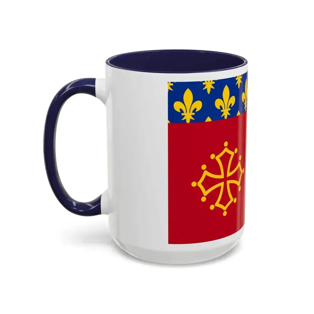 Flag of Hautes Alpes France - Accent Coffee Mug - Go Mug Yourself