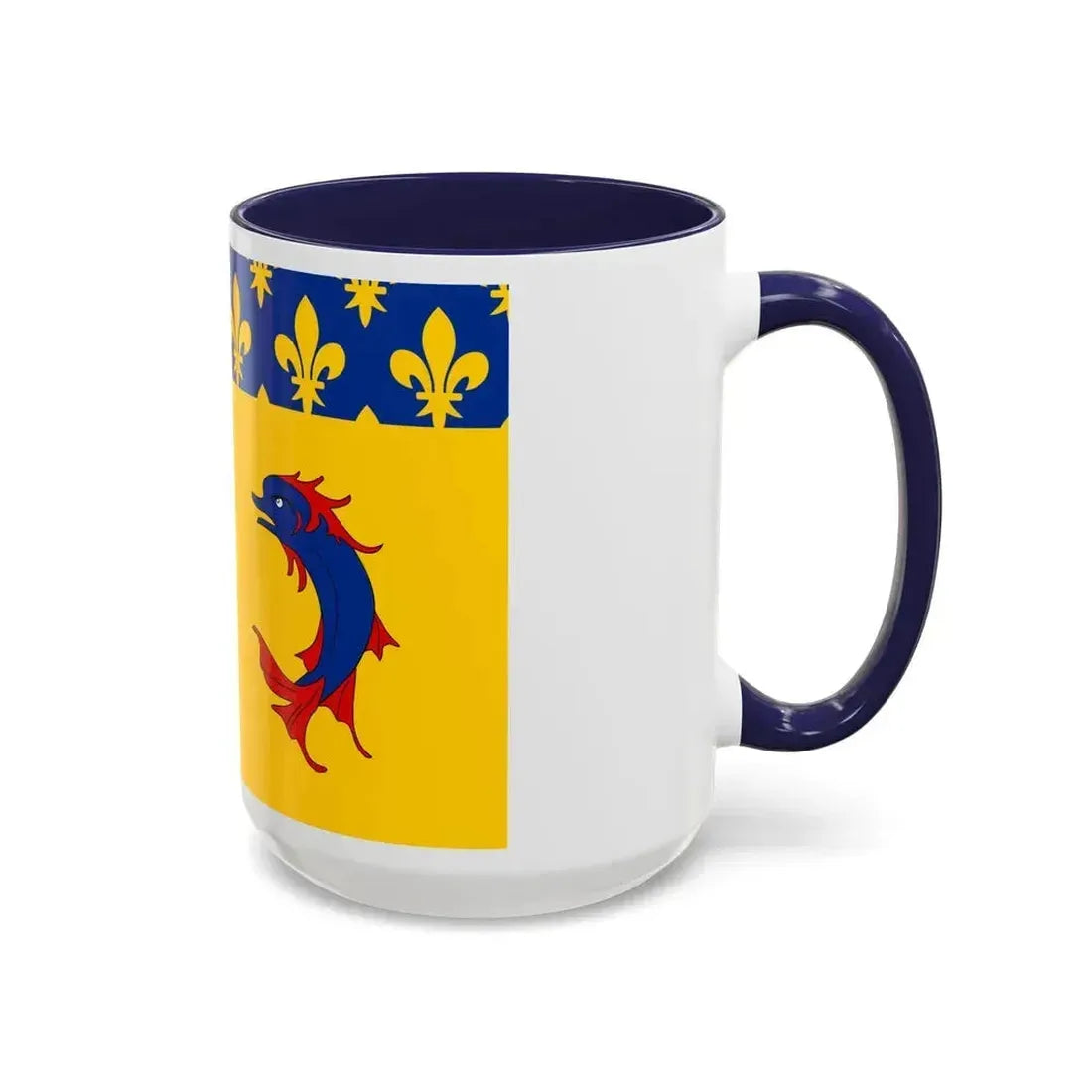 Flag of Hautes Alpes France - Accent Coffee Mug - Go Mug Yourself