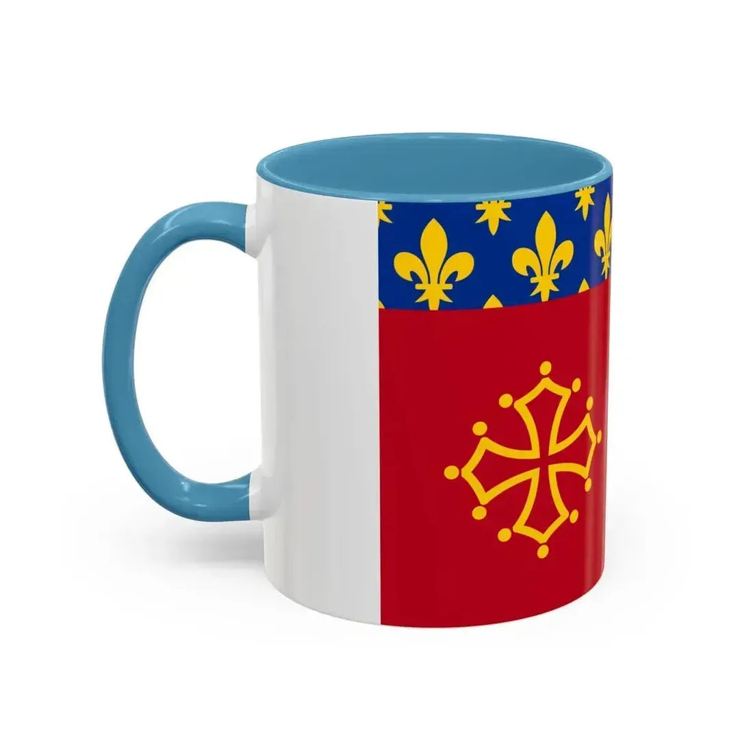Flag of Hautes Alpes France - Accent Coffee Mug - Go Mug Yourself