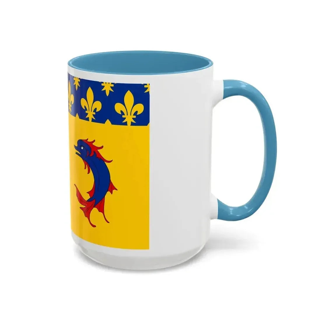 Flag of Hautes Alpes France - Accent Coffee Mug - Go Mug Yourself