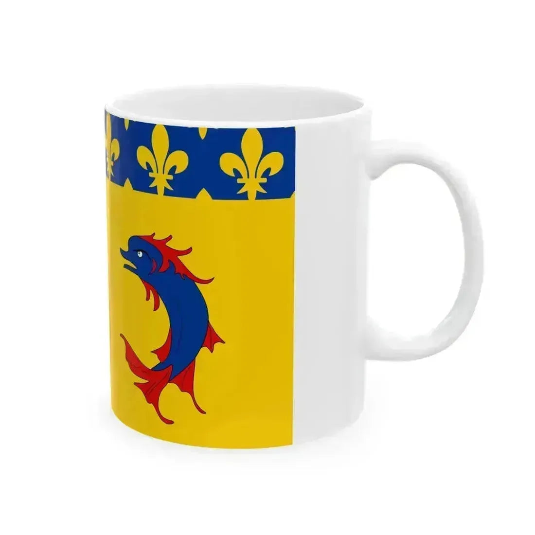 Flag of Hautes-Alpes (France) White Coffee Mug - Go Mug Yourself
