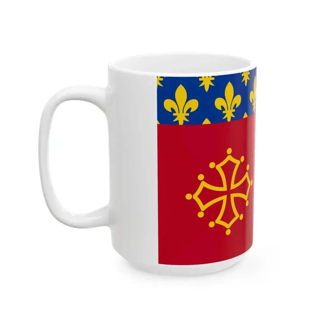 Flag of Hautes-Alpes (France) White Coffee Mug - Go Mug Yourself