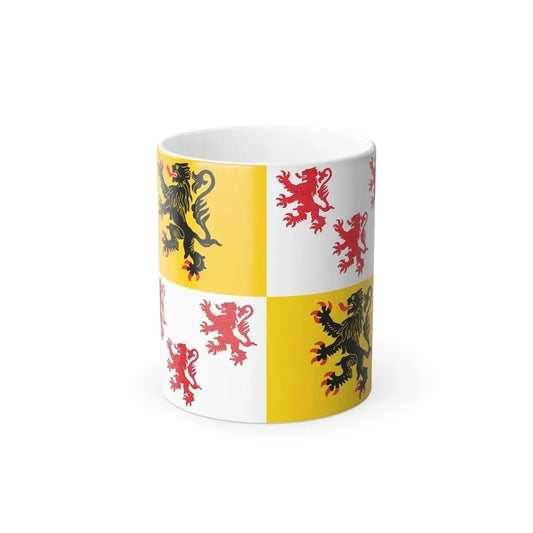 Flag of Hauts de France France 2 - Color Changing Coffee Mug 11oz - Go Mug Yourself