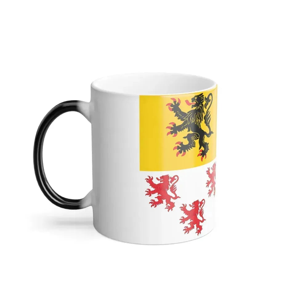 Flag of Hauts de France France 2 - Color Changing Coffee Mug - Go Mug Yourself
