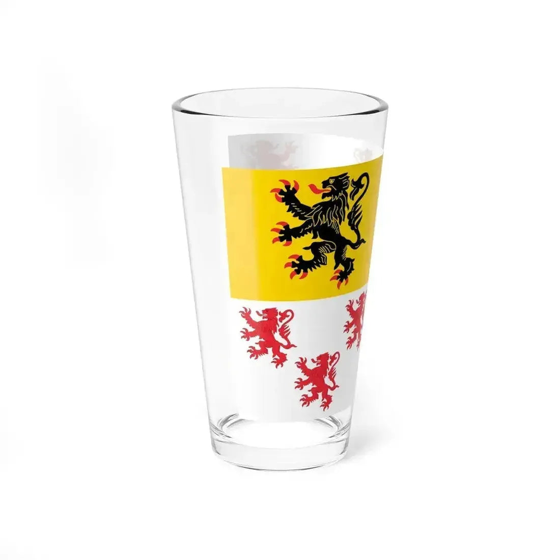 Flag of Hauts de France France 2 - Pint Glass 16oz - Go Mug Yourself