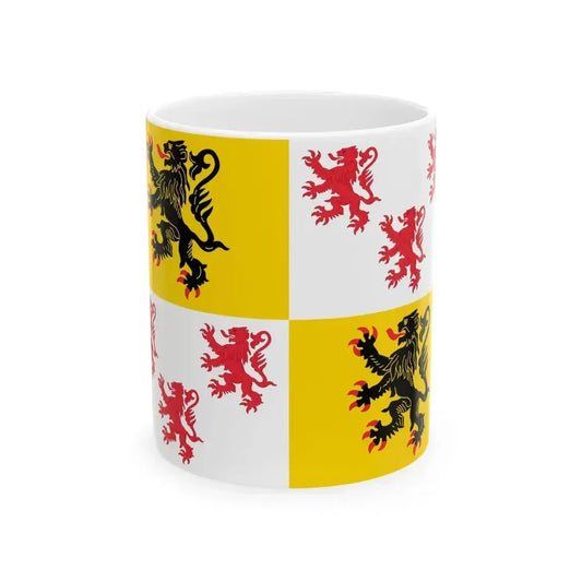 Flag of Hauts de France France 2 - White Coffee Mug 11oz - Go Mug Yourself